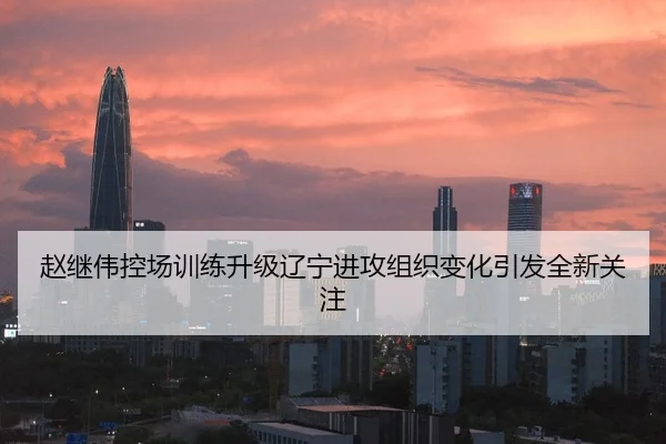 赵继伟控场训练升级辽宁进攻组织变化引发全新关注